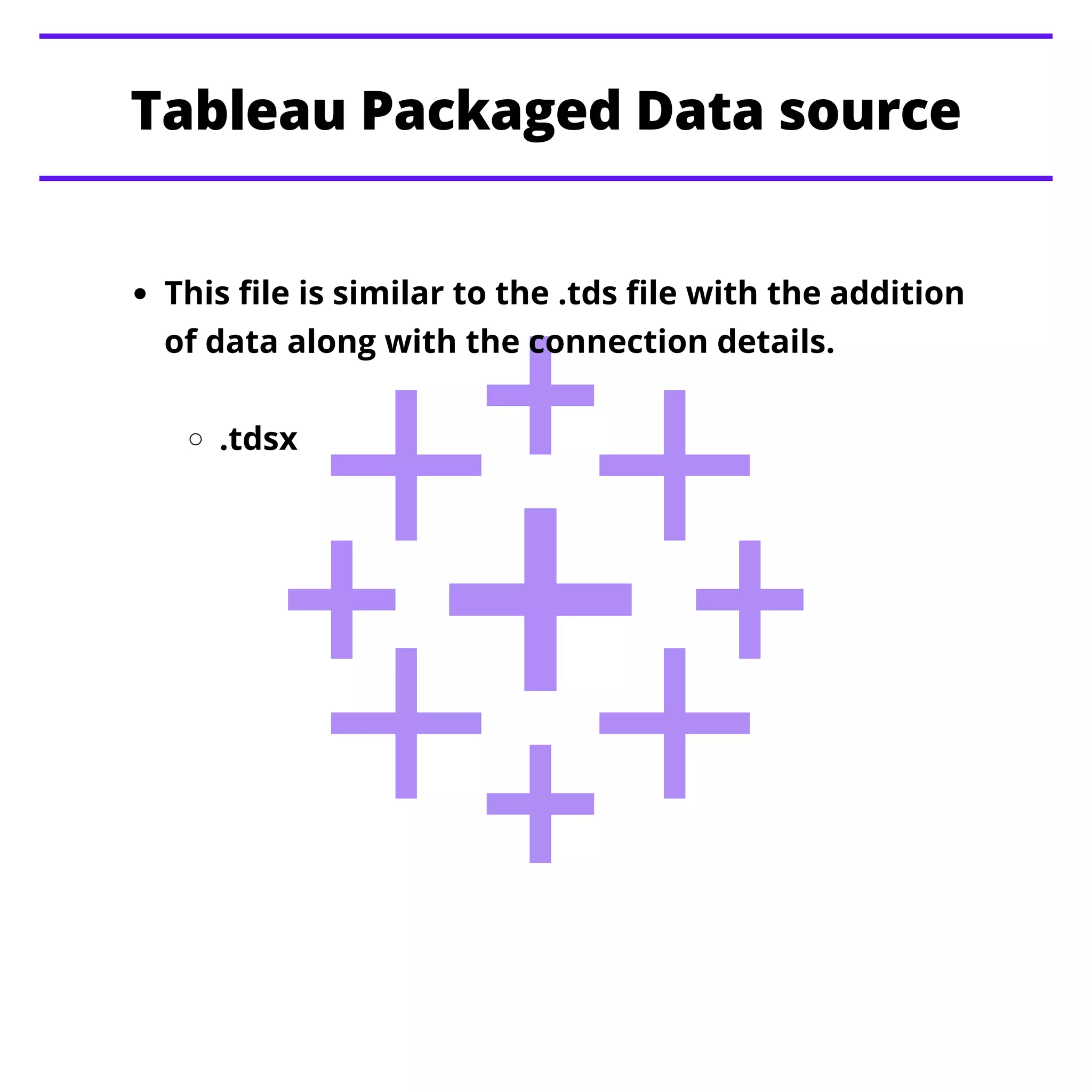 Tableau file types | PDF | Computing | Technology & Computing