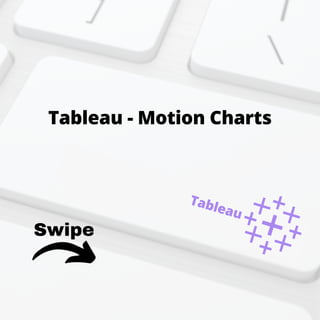 Swipe
Tableau - Motion Charts
Tableau
 