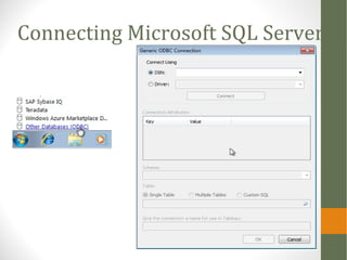 Connecting Microsoft SQL Server
 