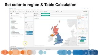 Set color to region & Table Calculation
 