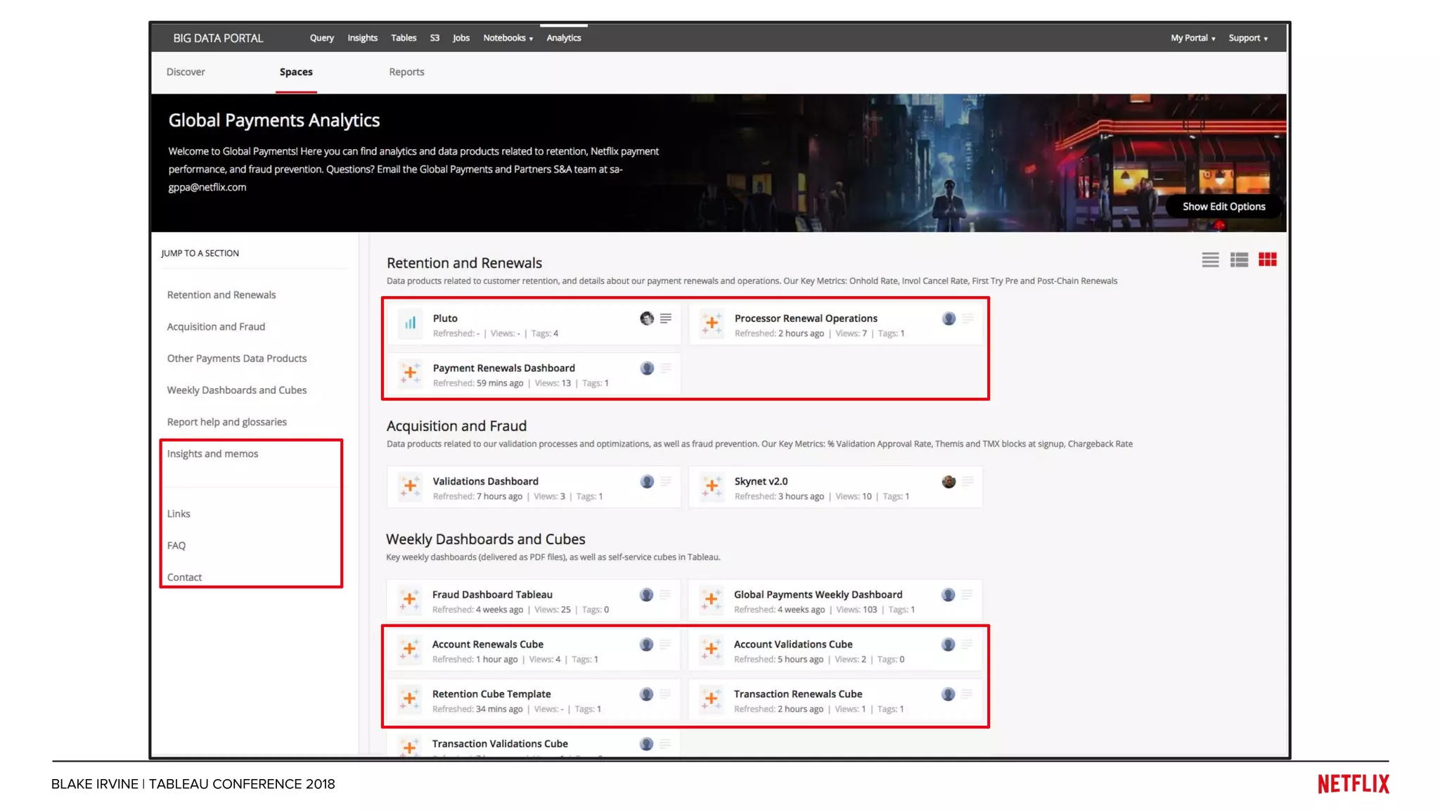 BLAKE IRVINE | TABLEAU CONFERENCE 2018
 