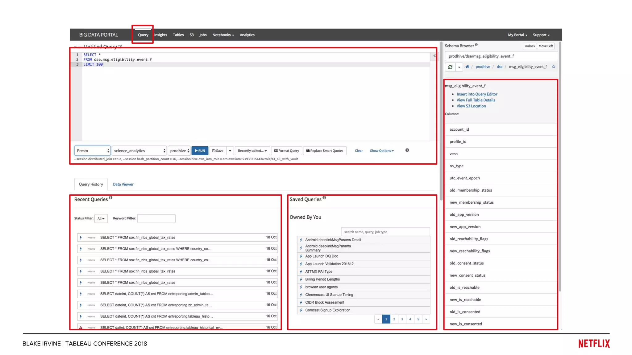 BLAKE IRVINE | TABLEAU CONFERENCE 2018
 