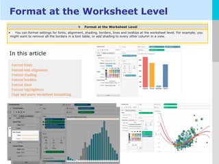 Tableau Desktop Material | PPTX