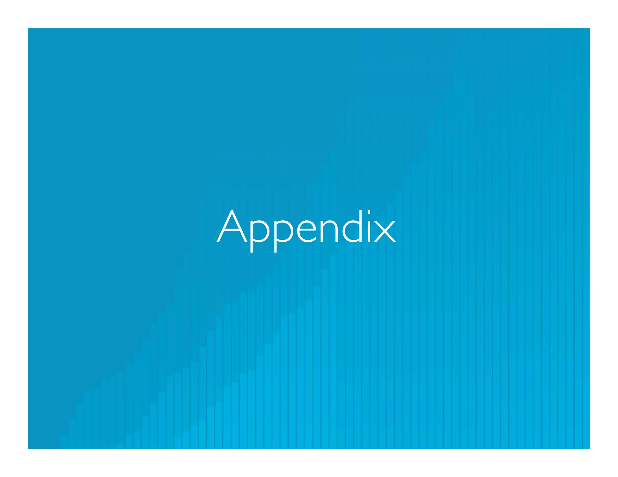 Appendix 
 
