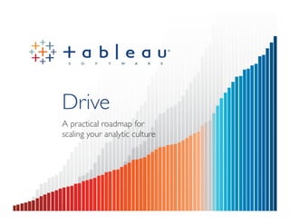 Drive 
A practical roadmap for  
scaling your analytic culture 
 