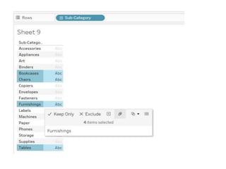 Tableau groups vs sets | PPT