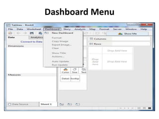 Dashboard Menu
 