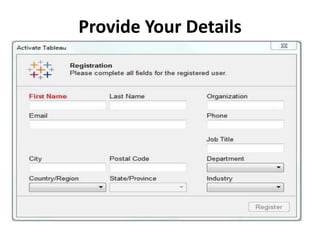 Provide Your Details
 