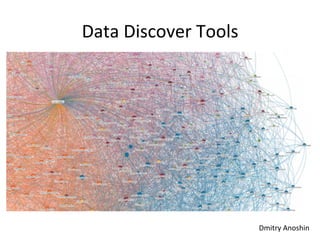 Data	
  Discover	
  Tools	
  
Dmitry	
  Anoshin	
  
 