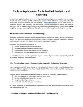 Tableau Replacement for Embedded Analytics and Reporting.pptx