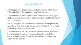 Tableau Server Basics | PPTX