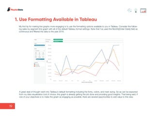 Tableau Formatting Tips A Tableau Tips (Data Visualization/Tabs)) | PDF