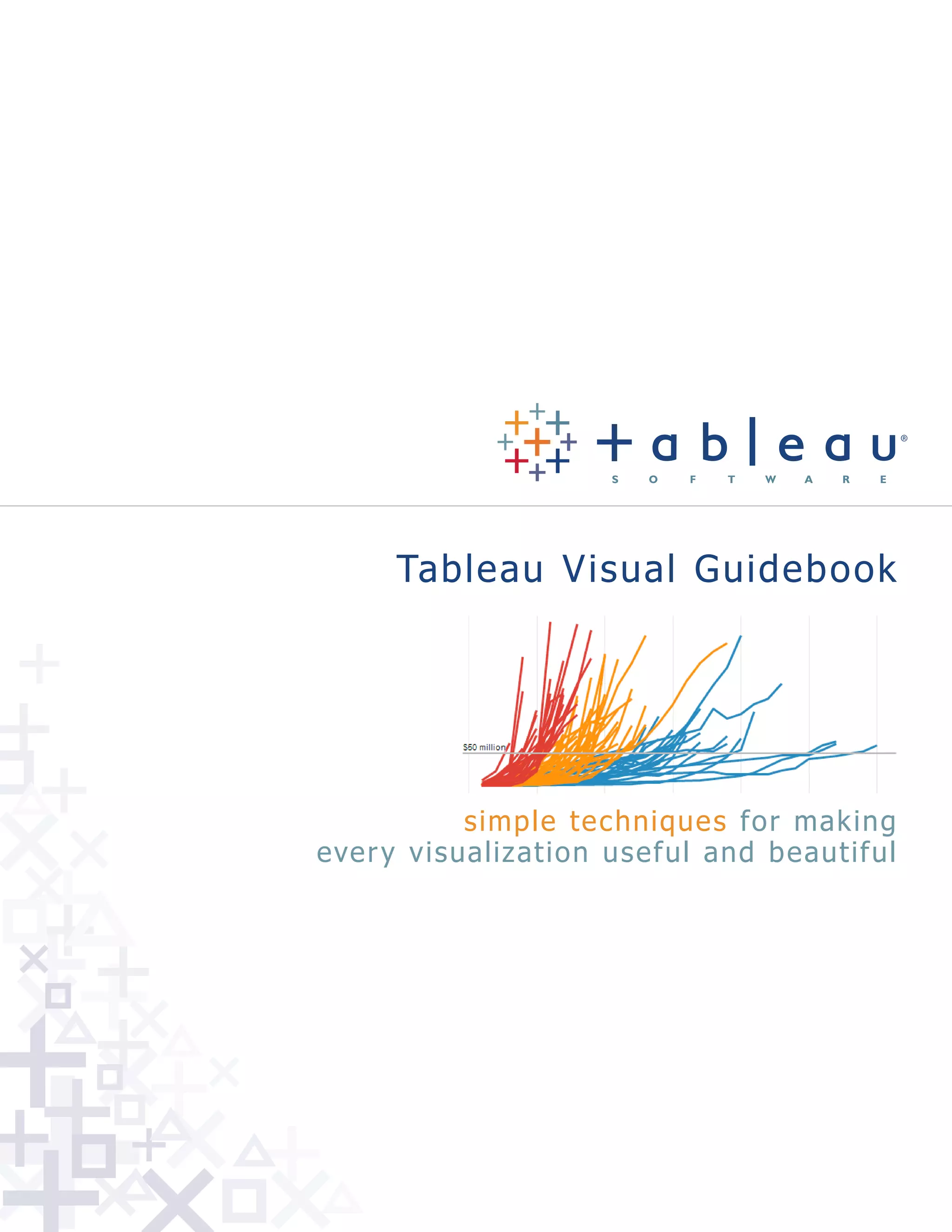Tableau Visual Guidebook | PDF