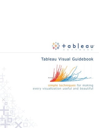 Tableau Visual Guidebook 
simple techniques for making 
every visualization useful and beautiful  