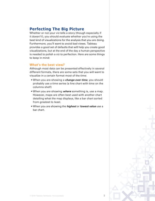 Tableau Visual Guidebook | PDF