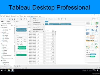 Tableau Desktop Professional
 