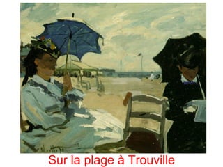 Sur la plage à Trouville