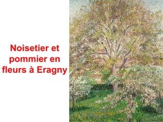 Noisetier et
  pommier en
fleurs à Eragny
 
