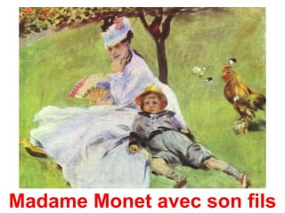 Madame Monet avec son fils
 