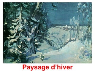 Paysage d’hiver
 