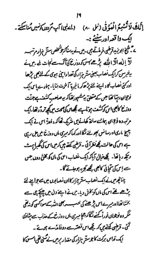 Tableeghi nisaab aur shirk