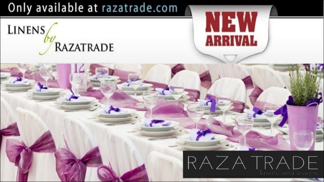 Buy Wholesale Tablecloths For Weddings At Razatrade