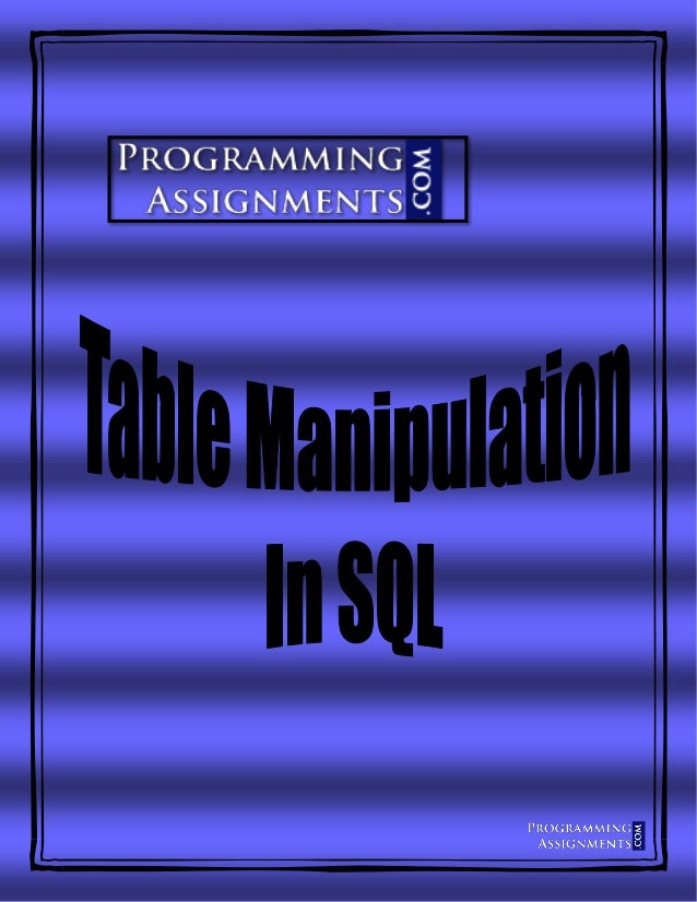 Programming assignment help
