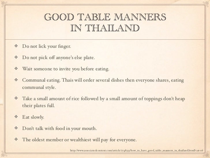 Good Table Manners For Kids Good Table Manners For Kids