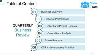 Table Of Content Ppt Visual Aids Files | PDF