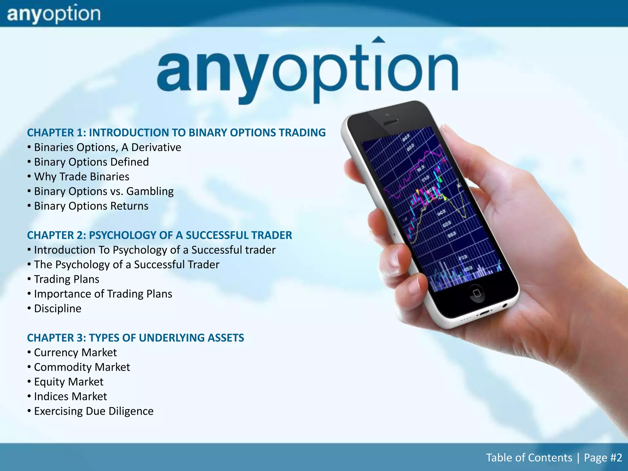 anyoption - Binary Options eCourse | PPT