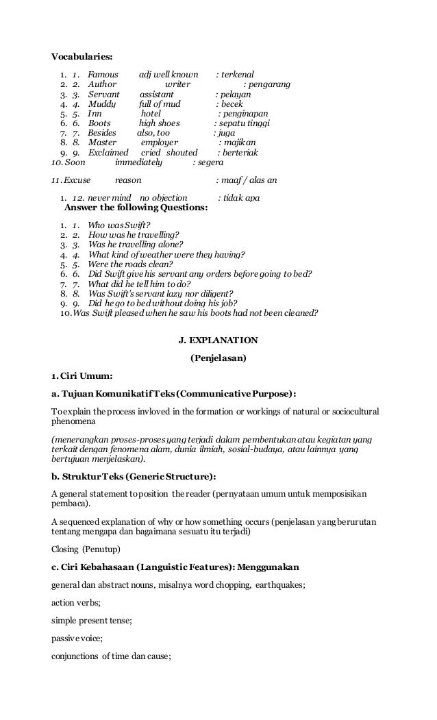 Contoh Teks Analytical Exposition Tentang Bencana Alam