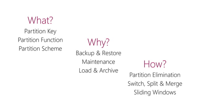 Table Partitioning in SQL Server: A Magic Solution for Better ...