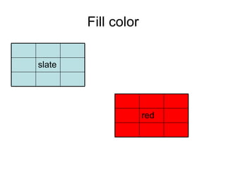Fill color slate red 