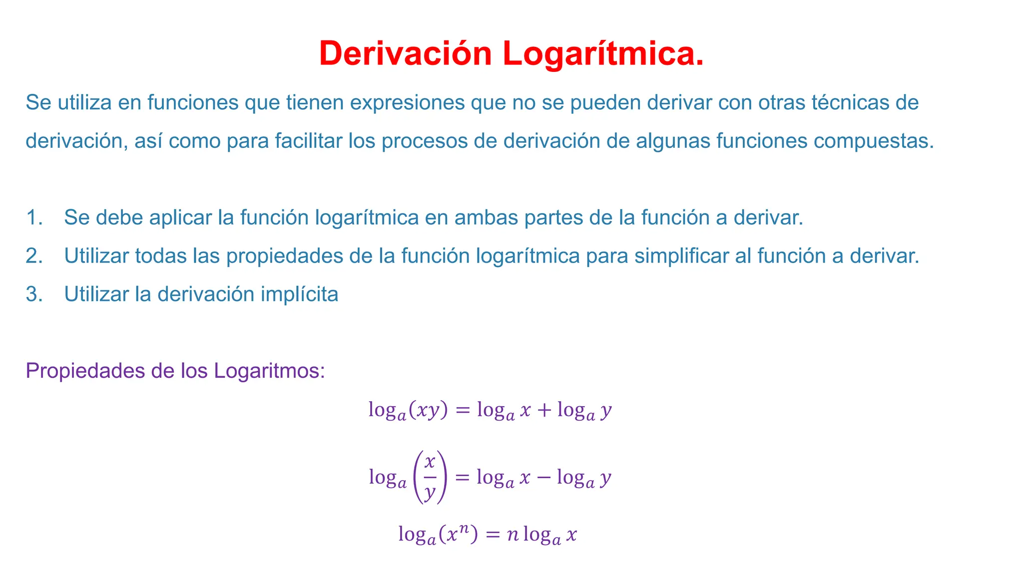 tablero derivación logaritmica APUNTES.pptx