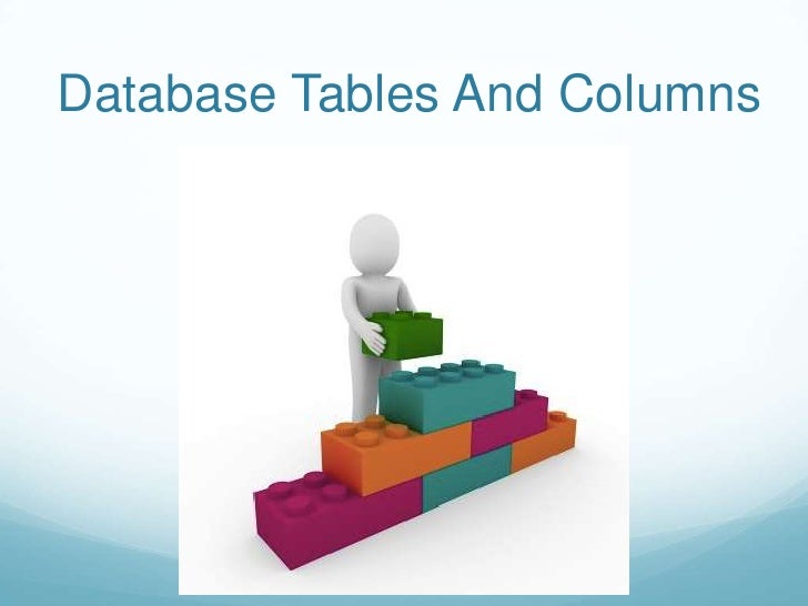 Tutorial on Database Tables and Columns PHP