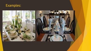 tablesetting | PPTX