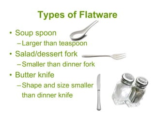 Table setting and_etiquette_power_point_presentation | PPT