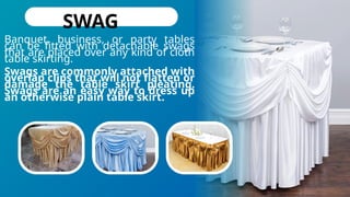 Comprehensive Guide to Table Skirting Styles and Design Planning | PPTX