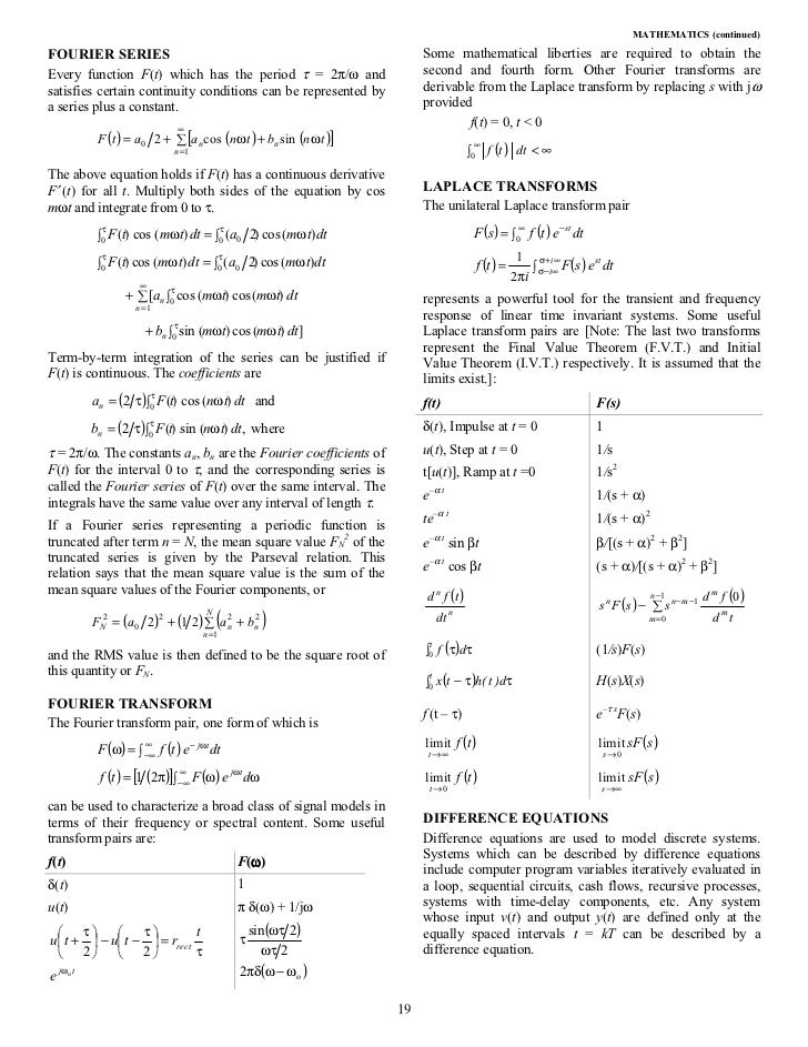 Tables Of Math Physics And Chemistry Engineering Handbook