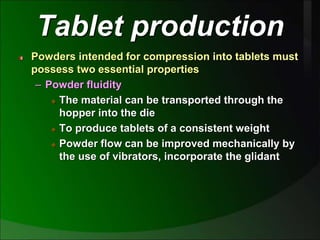 preformulasi, formulasi dan evaluasi sediaan tablet | PPT