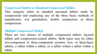 Compressed Tablet Example Tablet.pptx Industrial pharmacy (Goods)) | PPTX