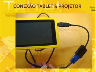 CONEXÃO TABLET & PROJETOR 
 