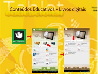 Conteúdos Educativos – Livros digitais 
 