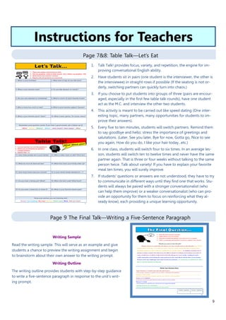 Table talk! | PDF