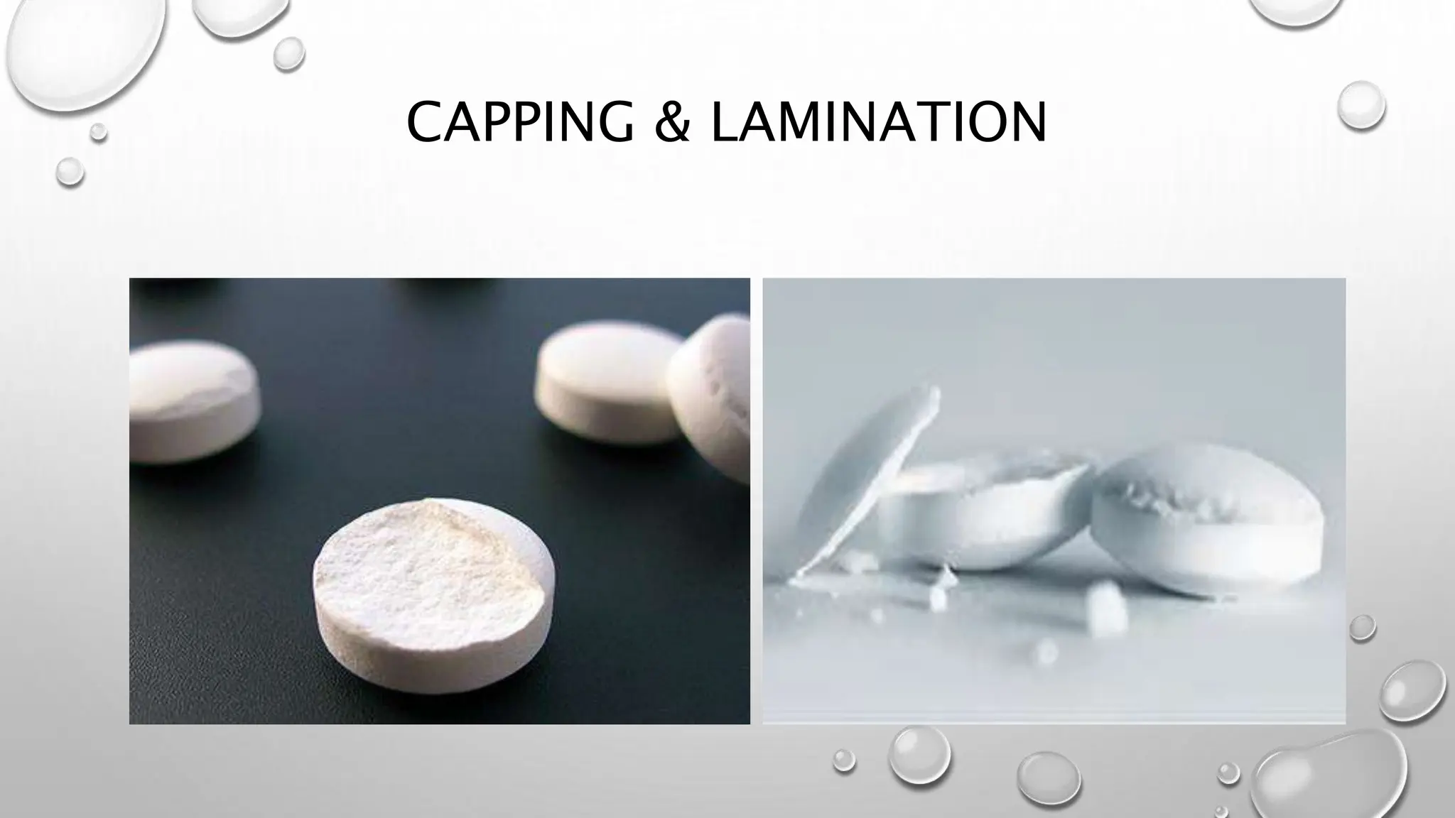 CAPPING & LAMINATION
 