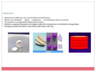 Tablet compression & Defects, granulation | PPTX