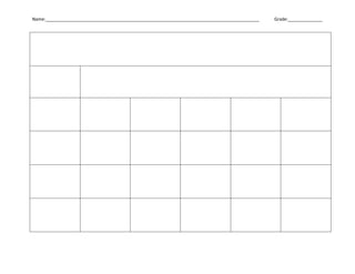Table template | PPT