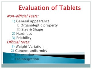 Tablet evaluations | PPTX