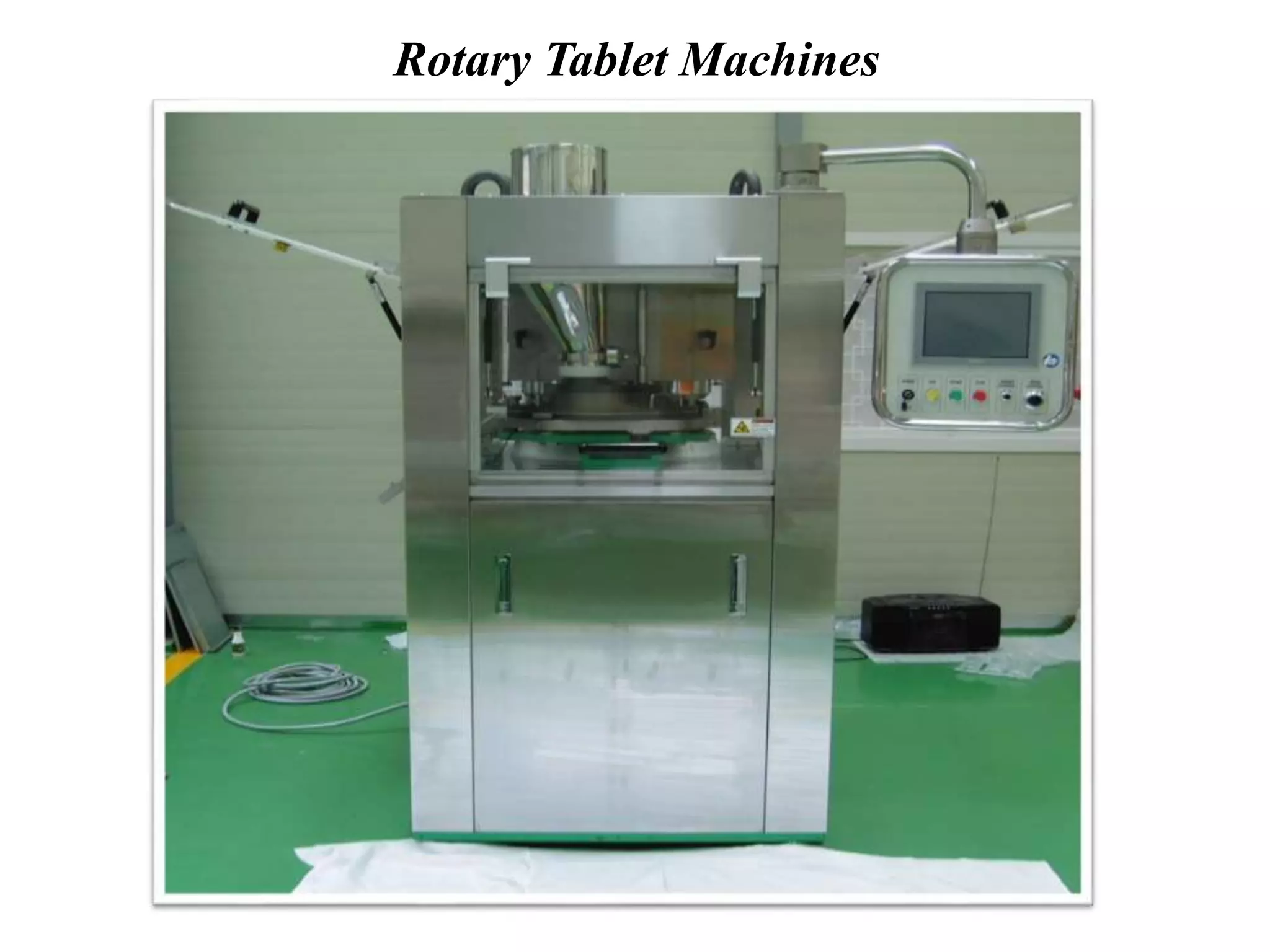 Rotary Tablet Machines
 