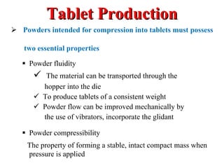Powder Into Tablets Tablets | PPT